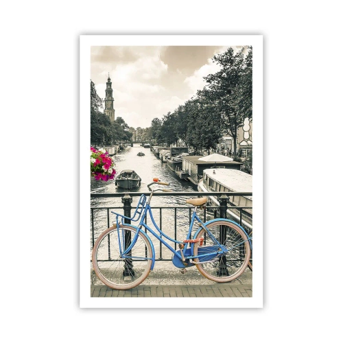 Plakát - Barvy amsterdamské ulice - 61x91 cm
