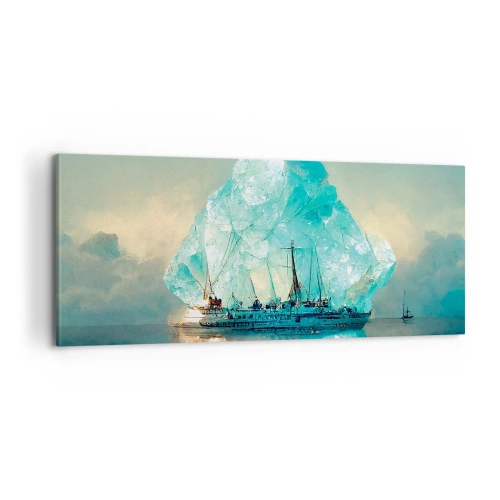 Obraz na plátně - Arktický briliant - 100x40 cm