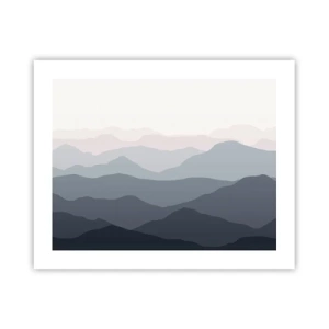 Plakát - Vlny hor - 50x40 cm