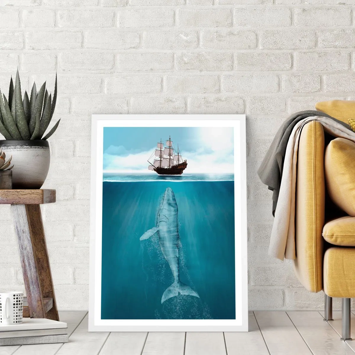 Plakát v bílém rámu - Lepší nevědět - 61x91 cm