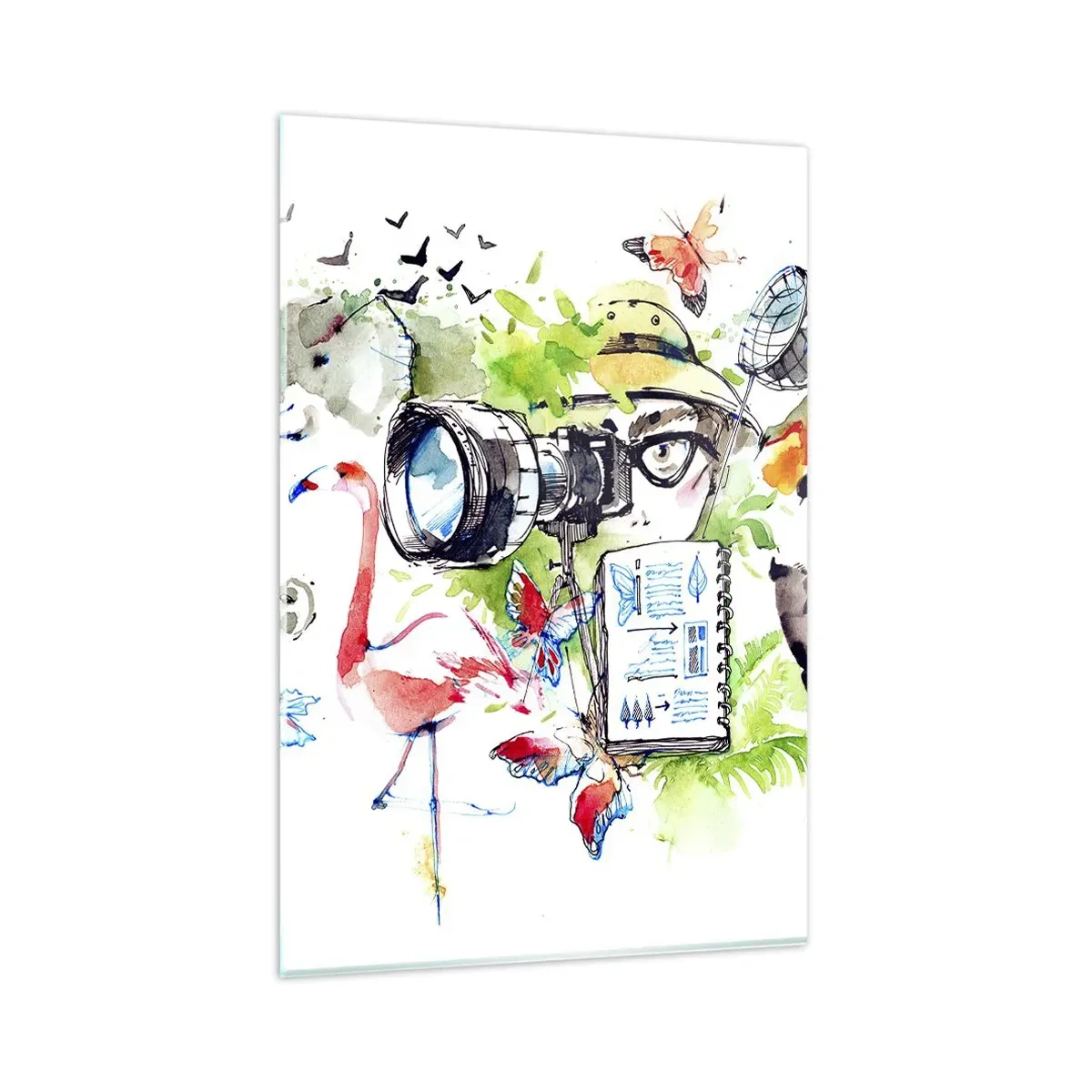 Obraz na skle - Objektivem cestovatele - 80x120 cm