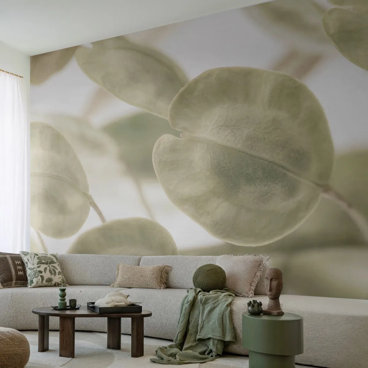 Fototapeta Premium Canvas - Na začátku bylo listí… - Květiny, Uklidnit, Listy - 200x140 cm