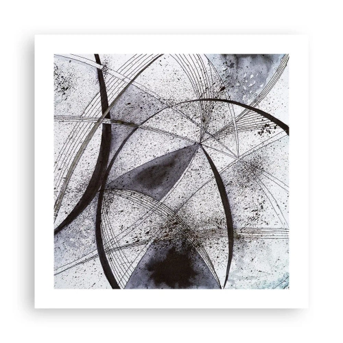 Plakát - Futuristická fantazie - 50x50 cm