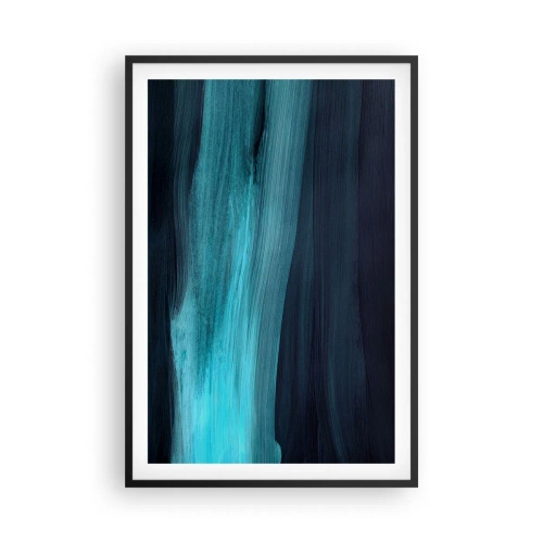 Plakát v černém rámu - Pluj s proudem - 61x91 cm