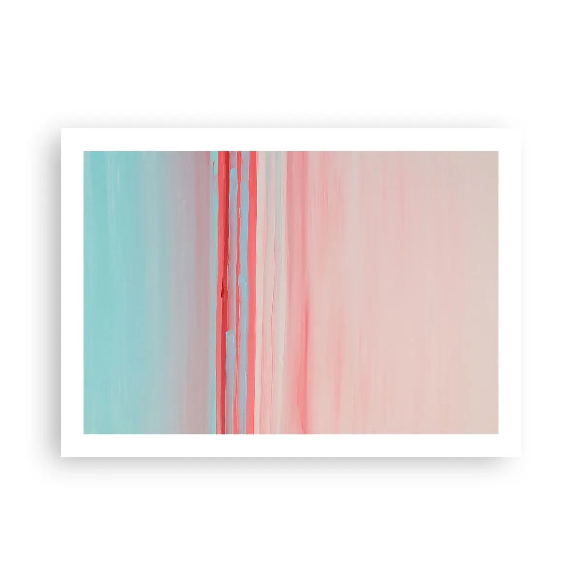 Plakát - Abstrakce za úsvitu - 70x50 cm