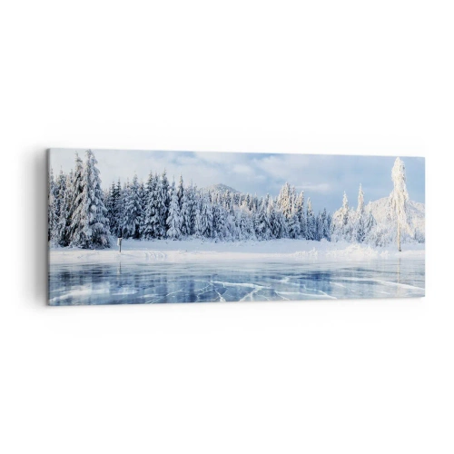 Obraz na plátně - Oslnivý a krystalický pohled - 140x50 cm