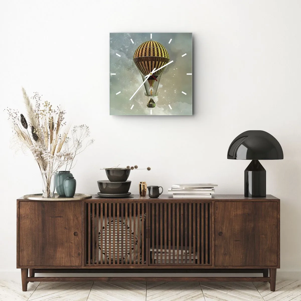 Nástěnné hodiny - Průkopnické lety - 40x40 cm