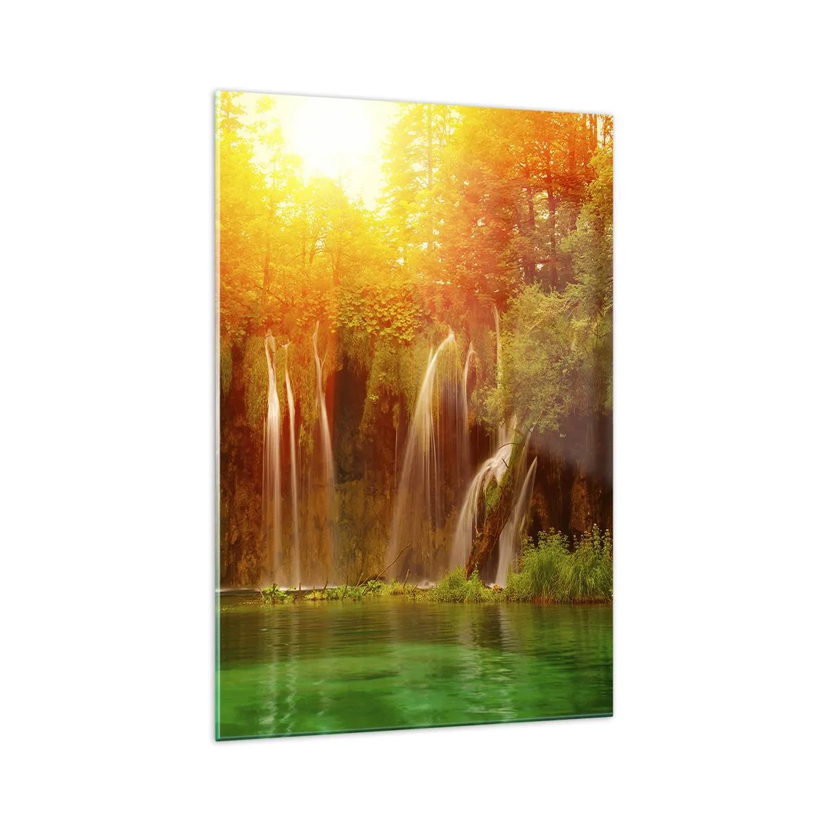 Obraz na skle - Na sluncí a ve stínu - 70x100 cm