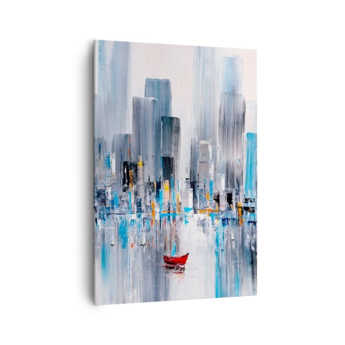 Obraz na plátně - Metropole u zálivu - 70x100 cm