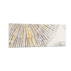 Obraz na skle - Krása paprsku - 140x50 cm