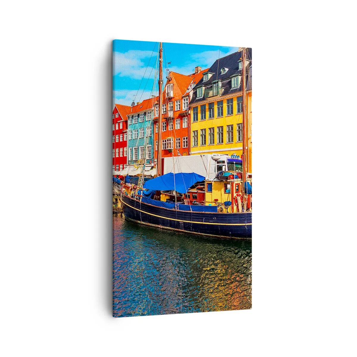 Obraz na plátně - Radostné nábřeží - 45x80 cm