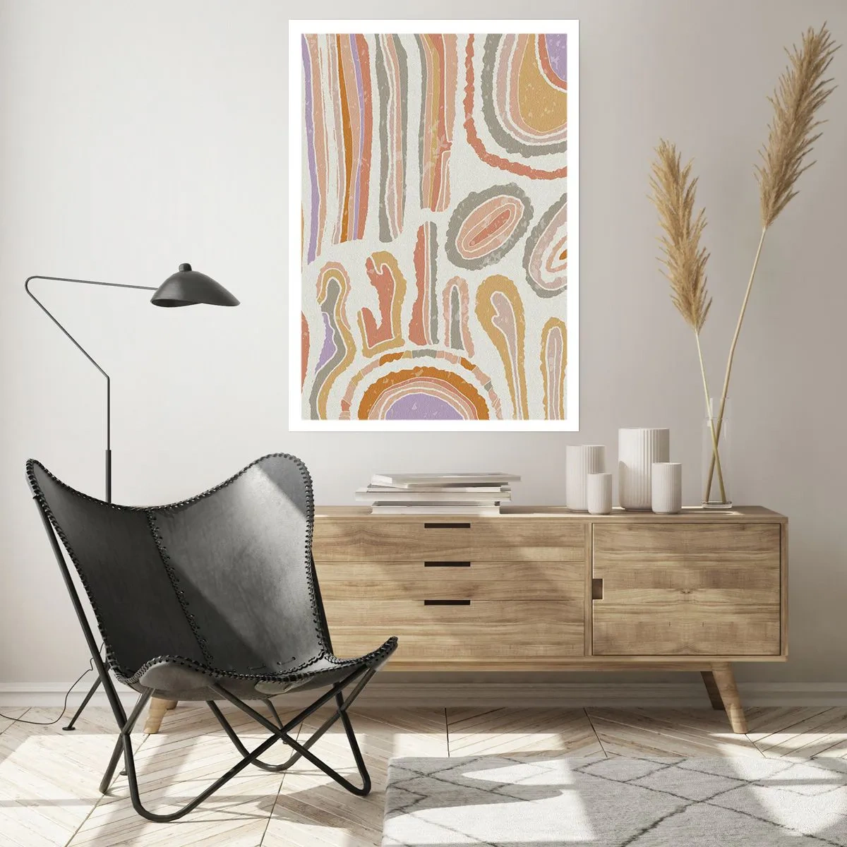 Plakát - Barevné průřezy - 50x70 cm