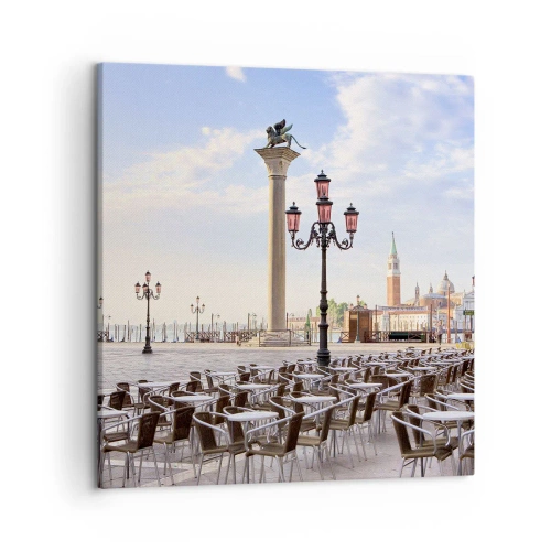 Obraz na plátně - Zveme, vše připraveno - 50x50 cm