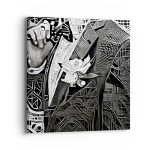 Obraz na plátně - Pouze zdánlivě šedý člověk - 40x40 cm