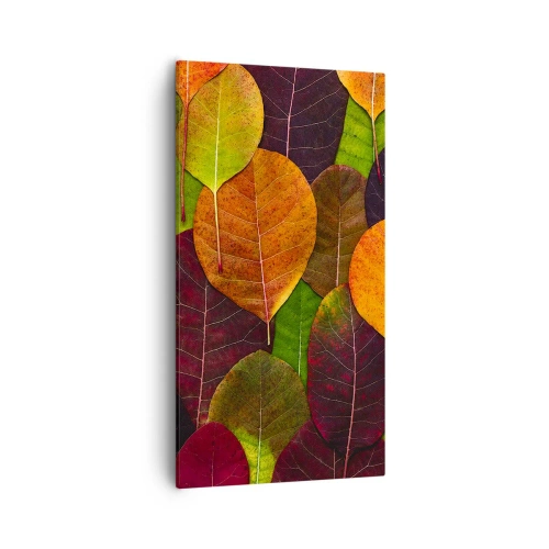 Obraz na plátně - Podzimní mozaika - 55x100 cm