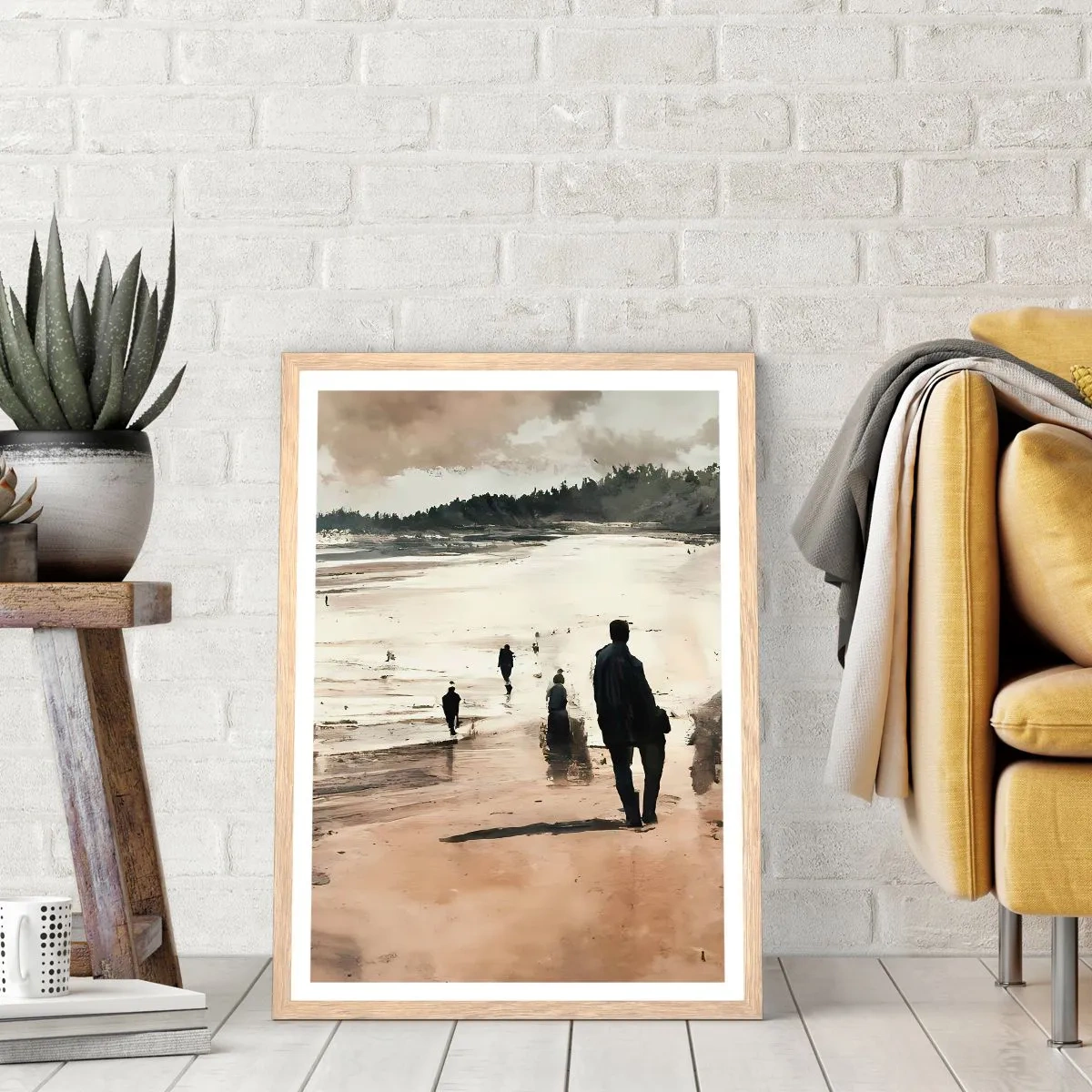 Plakát v rámu světlý dub - Vyvolaní - 61x91 cm