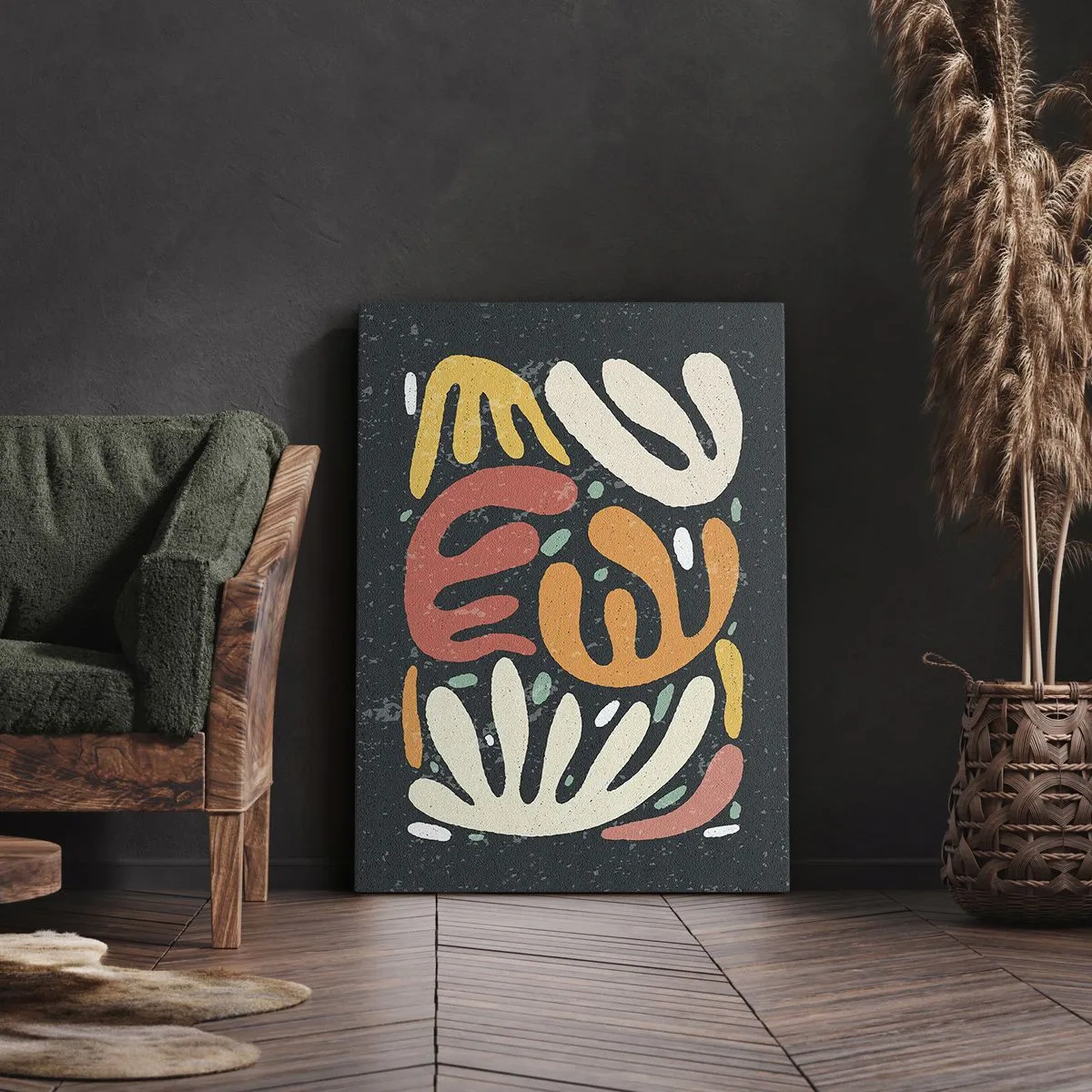 Obraz na plátně - Kompozice – hned tě chytím - 45x80 cm