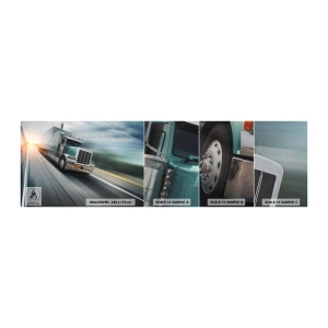 Fototapeta Vzorek Standard Eco - Americký obr v rychlosti - Náklaďák, Automobilový průmysl, Doprava - 100x30 cm