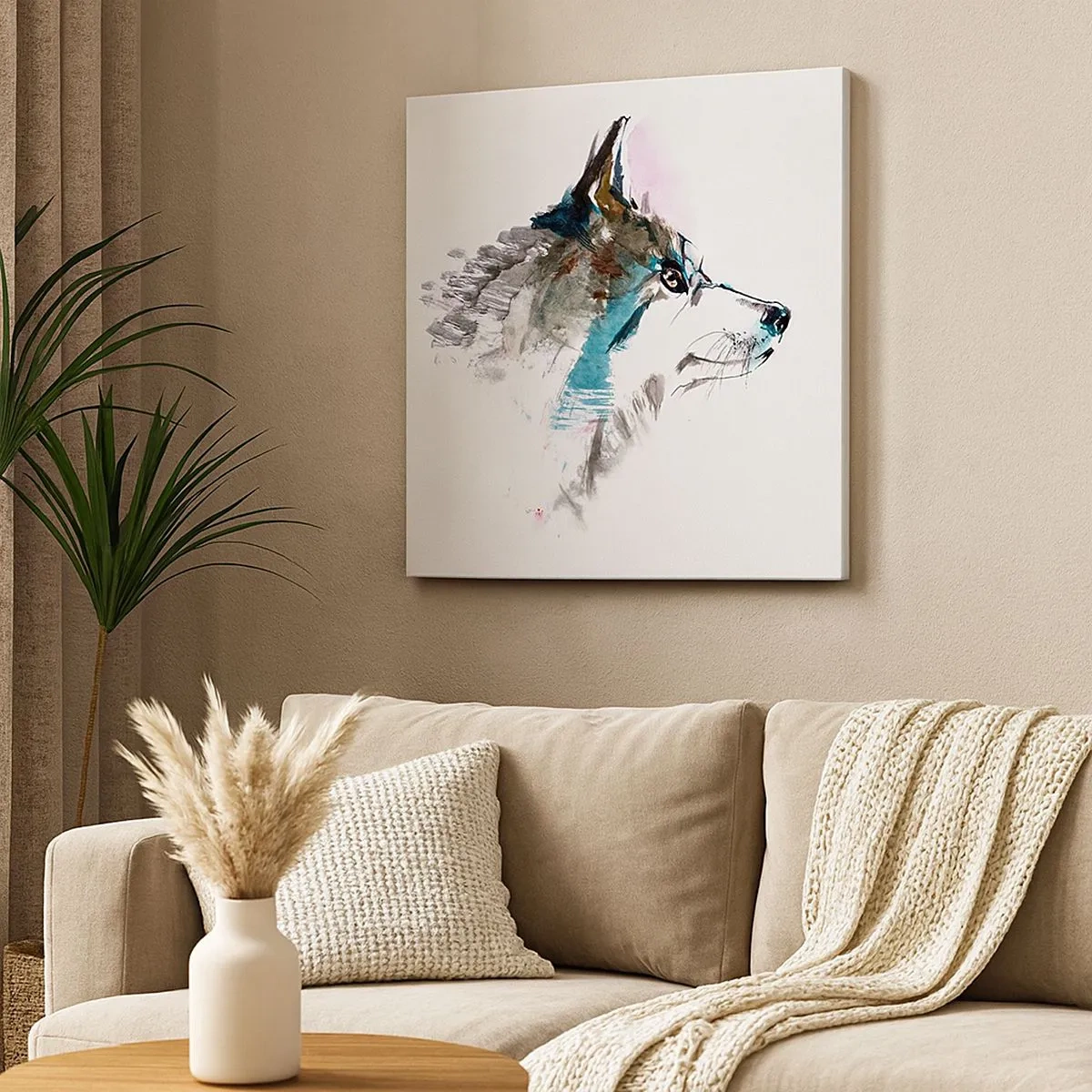 Obraz na plátně - My o vlku - 30x30 cm