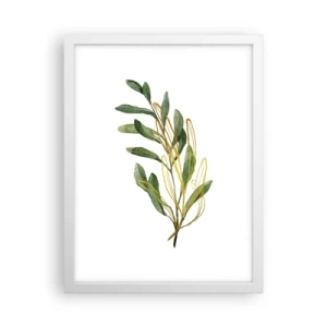 Plakát v bílém rámu - Vše, co je dobré - 30x40 cm