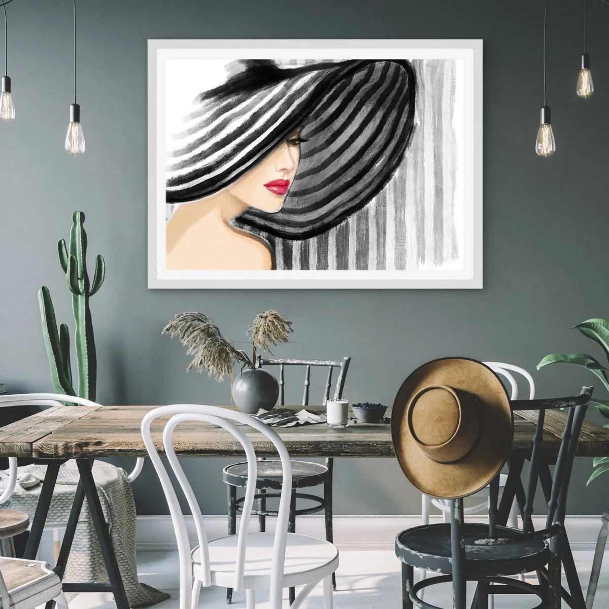 Plakát v bílém rámu - Kde tě hledat? - 70x50 cm