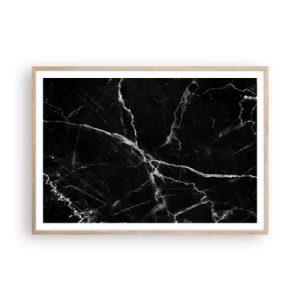 Plakát v rámu světlý dub - Tajemný život kamene - 100x70 cm