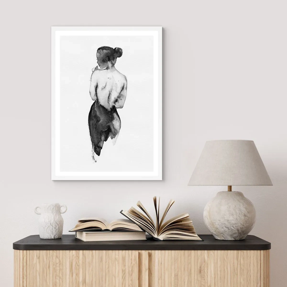 Plakát v bílém rámu - Mizející svět - 70x100 cm