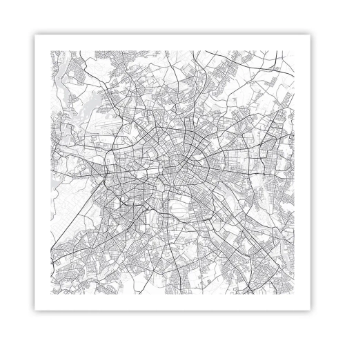 Plakát - Květ Berlína - 60x60 cm