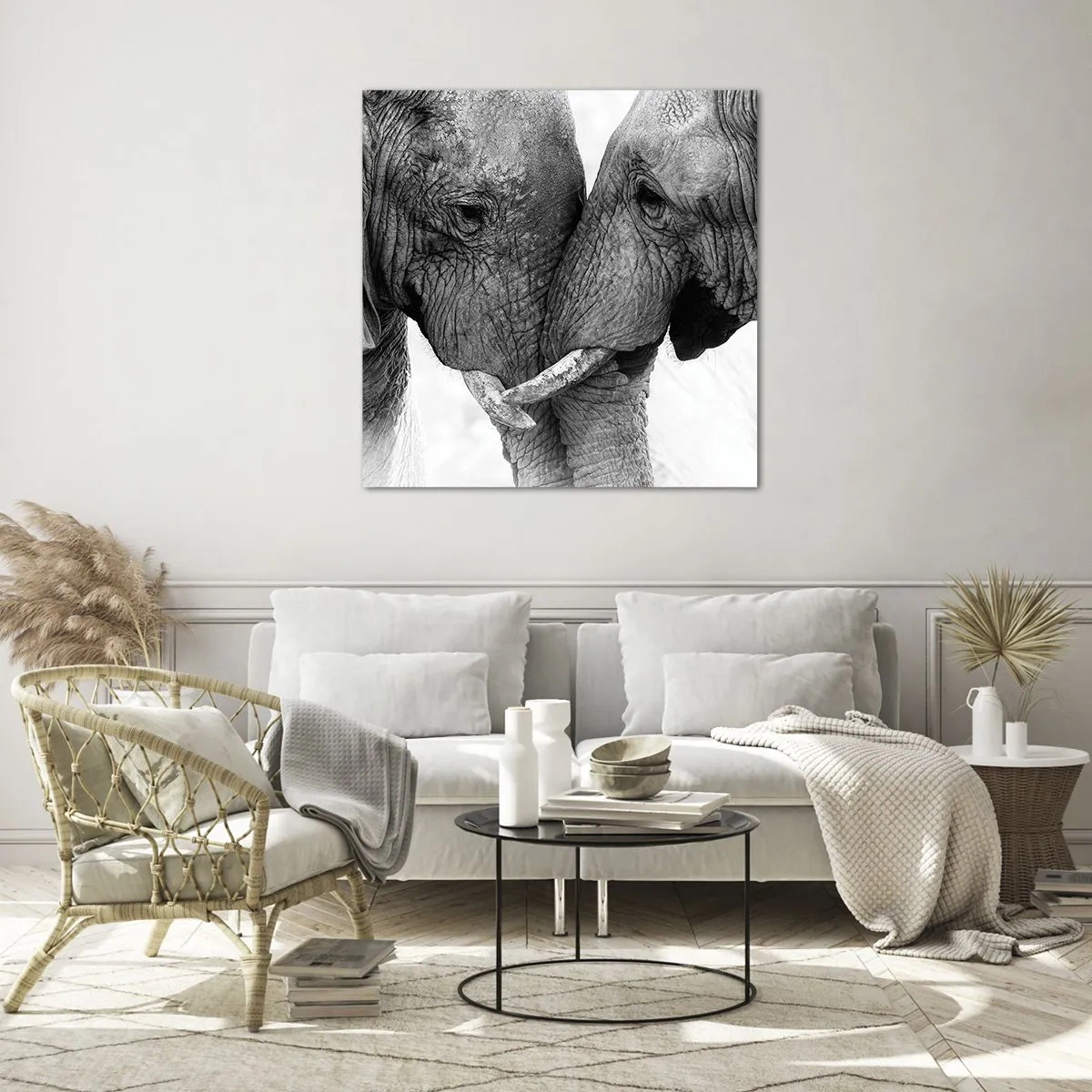 Obraz na skle - Upřímné vyznání - 50x50 cm