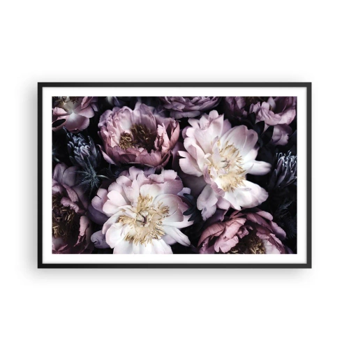 Plakát v černém rámu - Kytice ve starém stylu - 91x61 cm