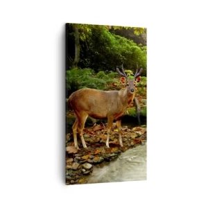 Obraz na plátně - Vítám v mém světě - 45x80 cm