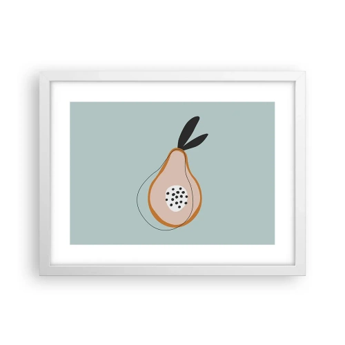 Plakát v bílém rámu - Pronikání do podstaty věcí - 40x30 cm