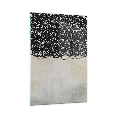 Obraz na skle - Vířící abstrakce - 70x100 cm