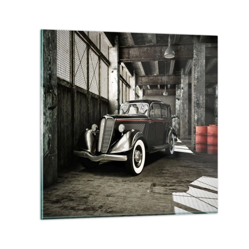 Obraz na skle - Nepomíjející elegance 30. let - 40x40 cm