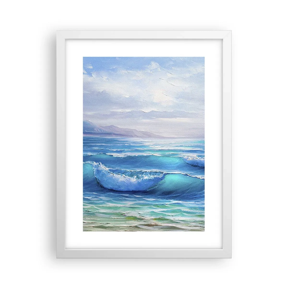 Plakát v bílém rámu - Přináší ukojení - 30x40 cm