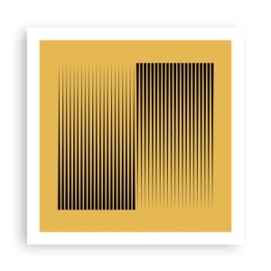 Plakát - Čtverec protikladů - 60x60 cm