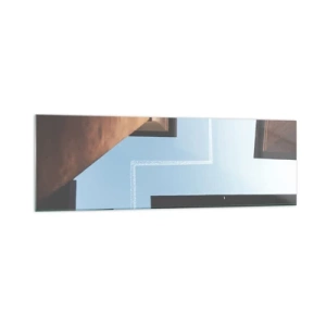 Obraz na skle - Nad městským labyrintem - 160x50 cm