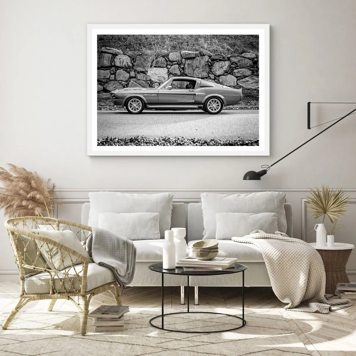 Plakát v bílém rámu - Legenda 60. let - 91x61 cm