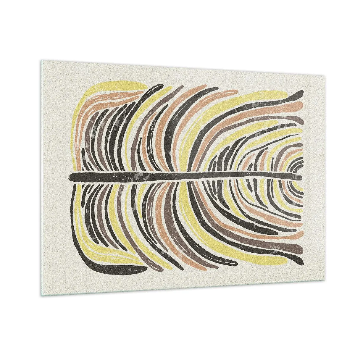 Obraz na skle - Abstrakce plná života - 100x70 cm