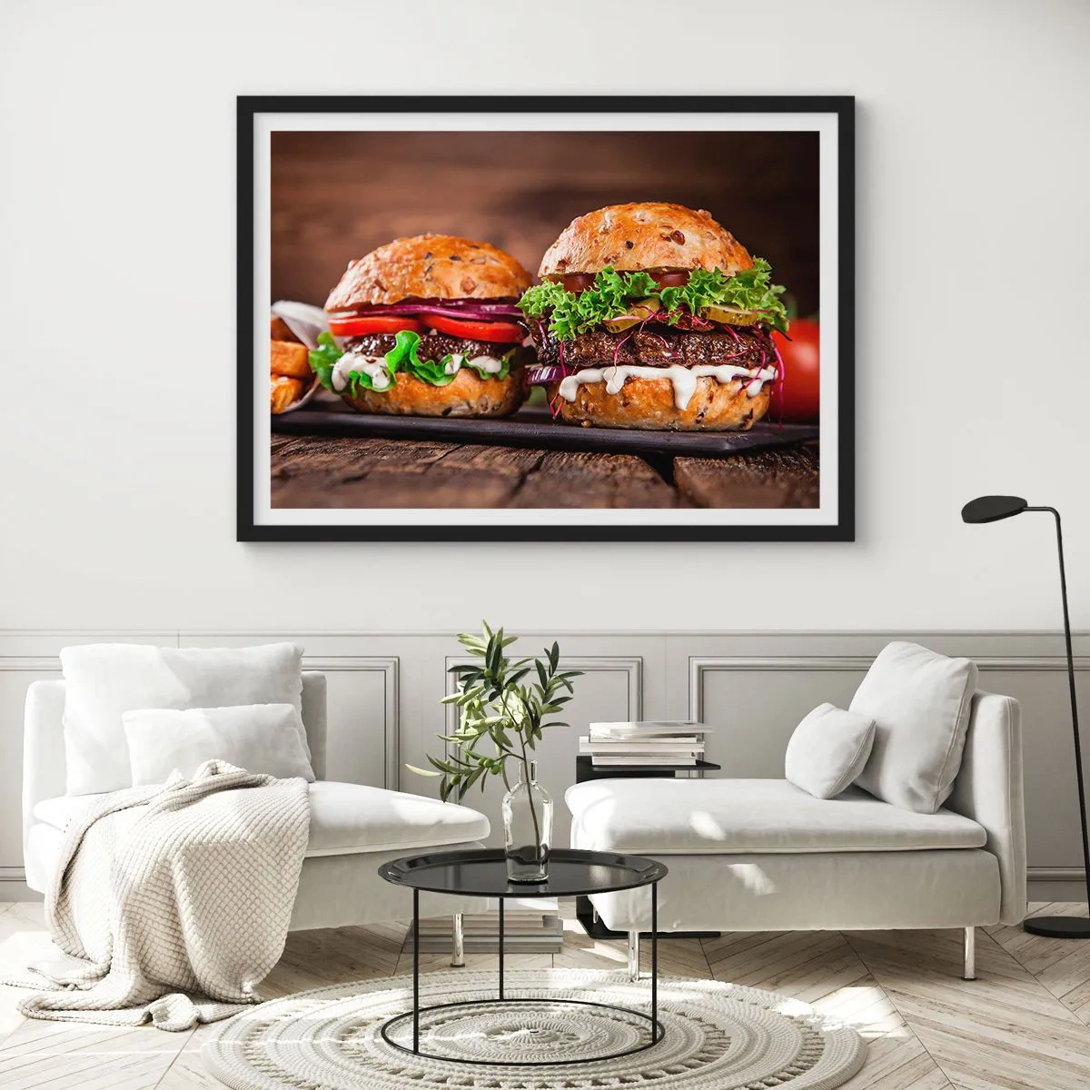 Plakát v černém rámu - American dream - 70x50 cm