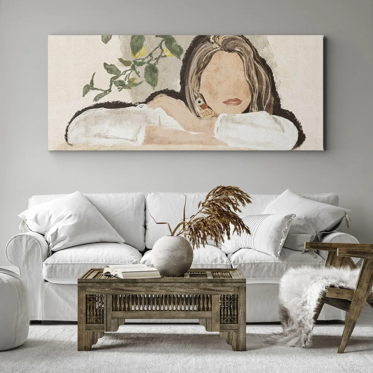Obraz na plátně - Krasavice z jihu - 100x40 cm