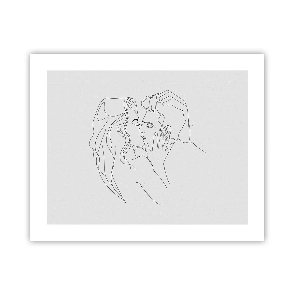 Plakát - Jedním tahem - 50x40 cm