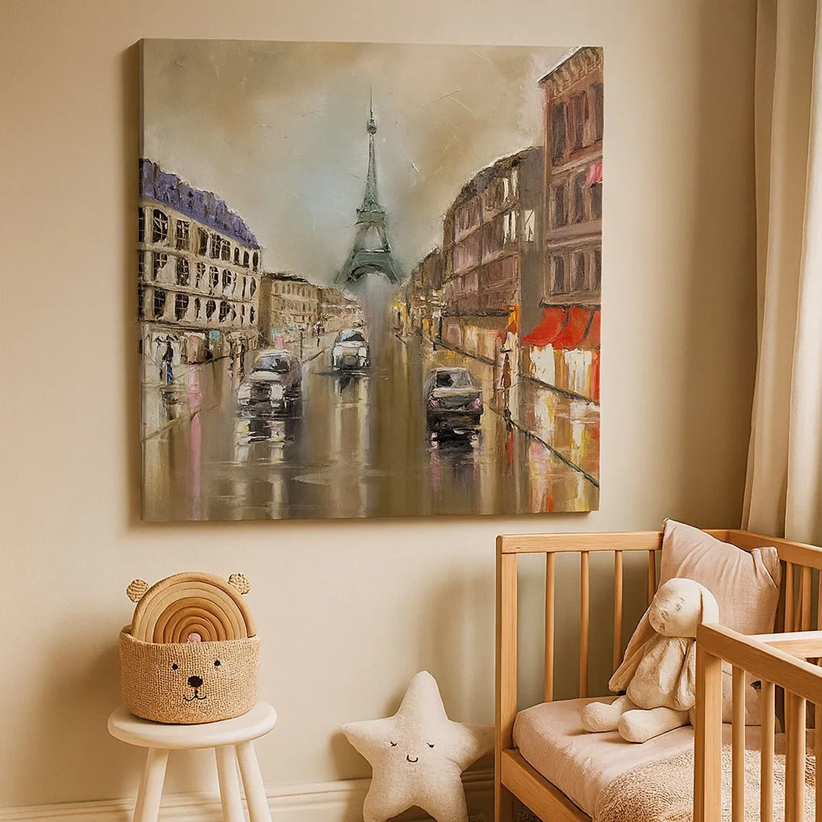 Obraz na plátně - Počítá se pouze ona - 30x30 cm