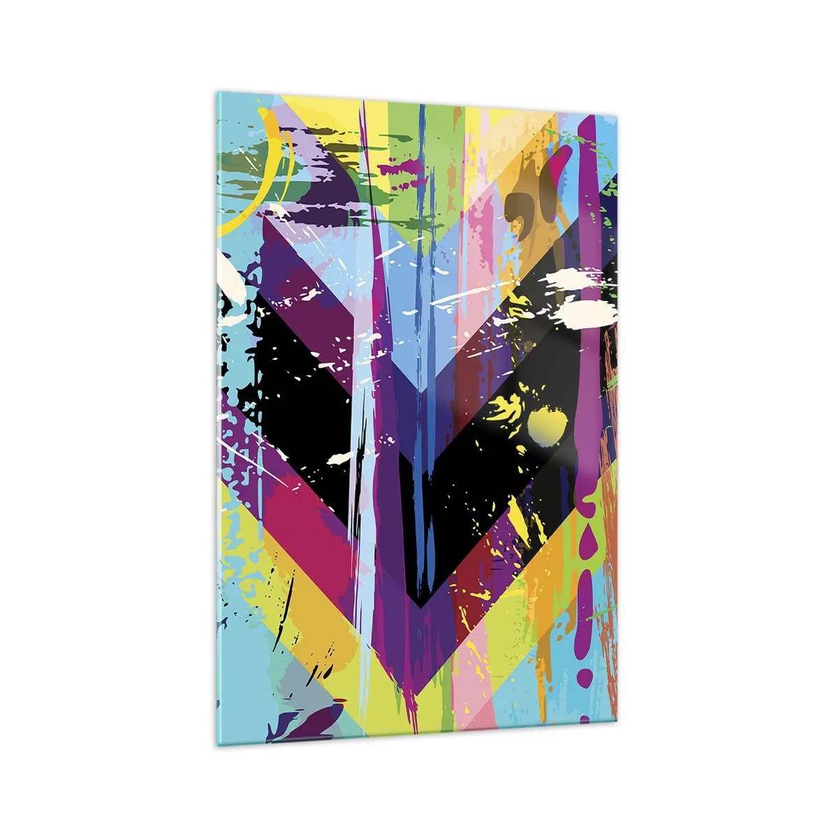 Obraz na skle - Shora dolů - 70x100 cm