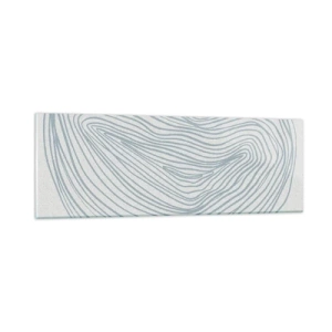 Obraz na skle - Úsměv kapky - 90x30 cm