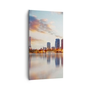 Obraz na plátně - Monumentální klid Paříže - 55x100 cm