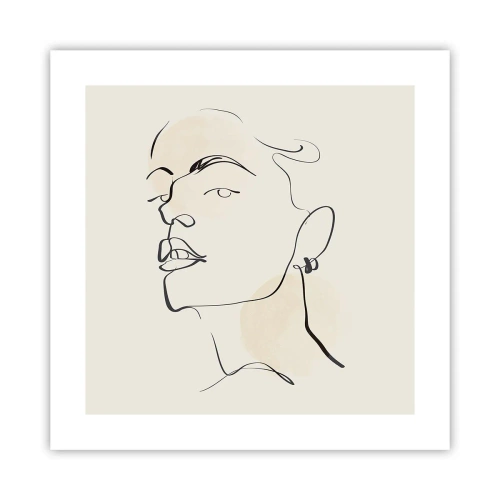 Plakát - Hrdý pohled - 40x40 cm