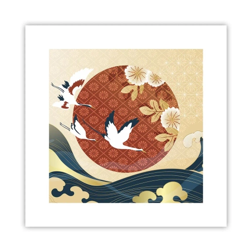 Plakát - Japonská pohádka - 30x30 cm