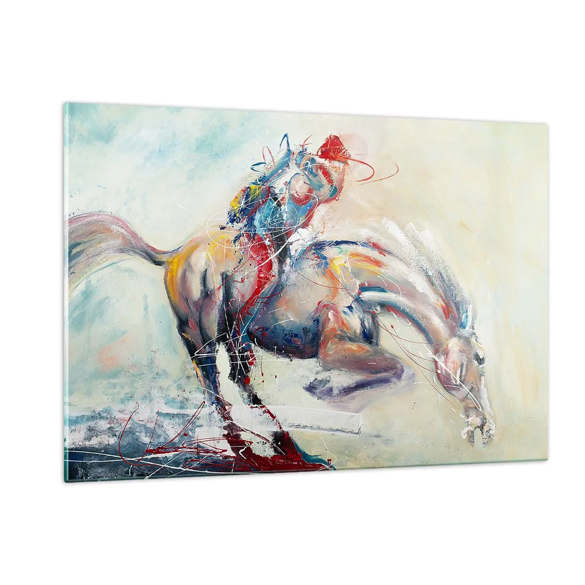 Obraz na skle - Drž se, letíme - 120x80 cm