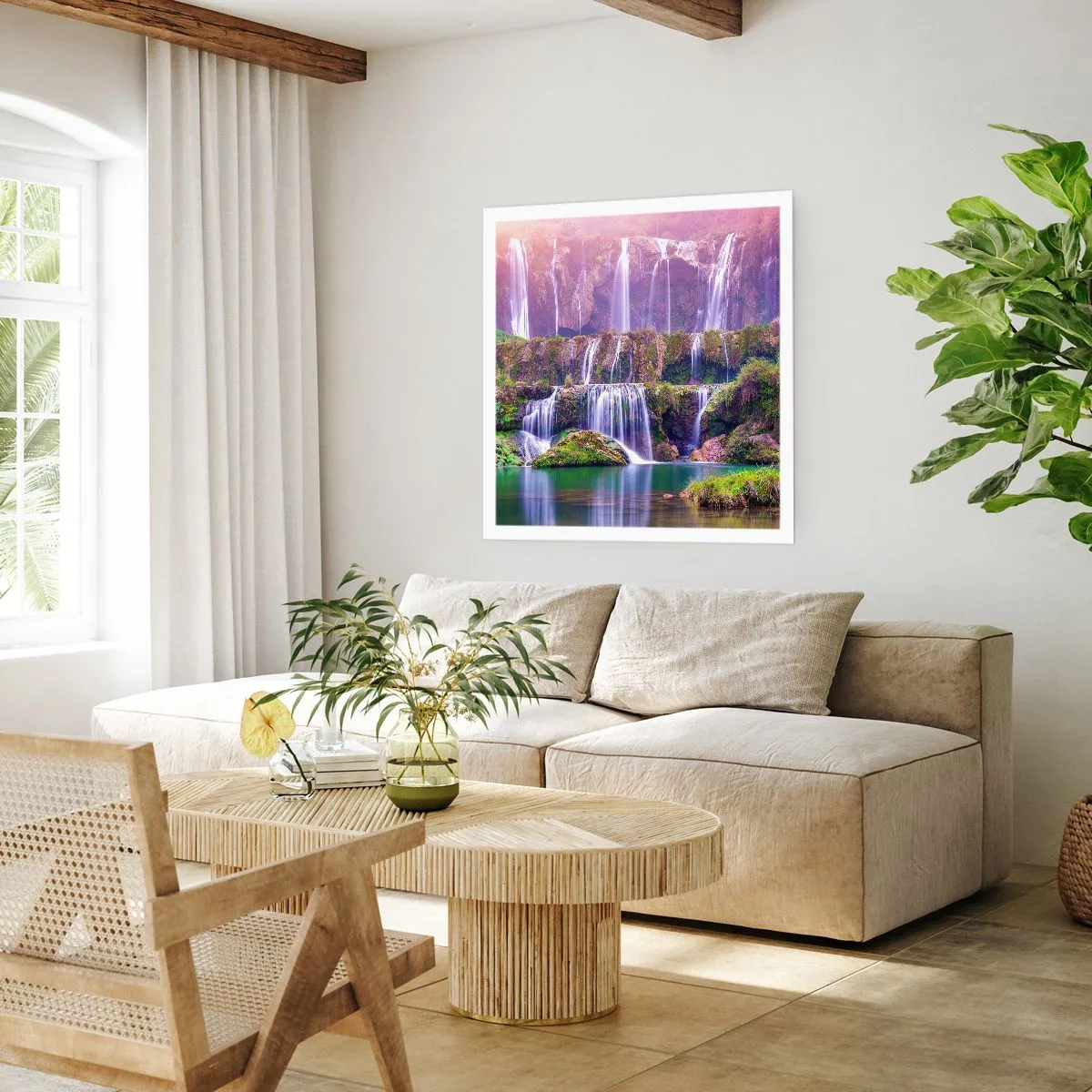 Plakát - Schody do nebe - 40x40 cm